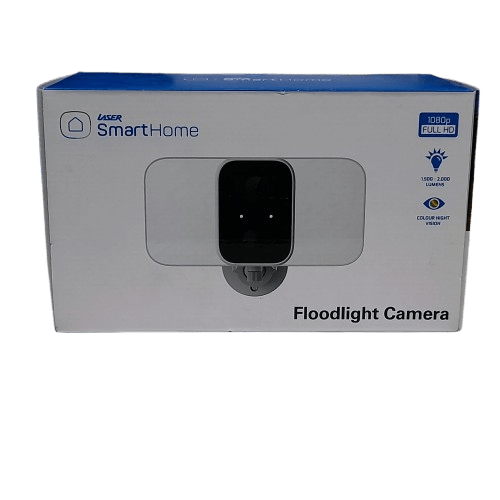Laser LSH-FLCAM-1 SmartHome HD 1080p Floodlight Security Camera in Box Like New