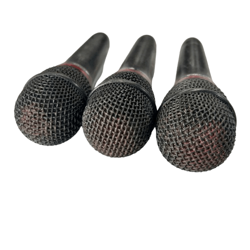 Set of 3 Audio Technica AE4100 Wireless Microphones (MK1347199)