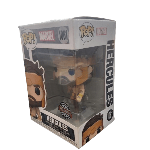 Funko Pop Hercules Marvel Number 1061 In Okay Condition Box Slightly Damaged