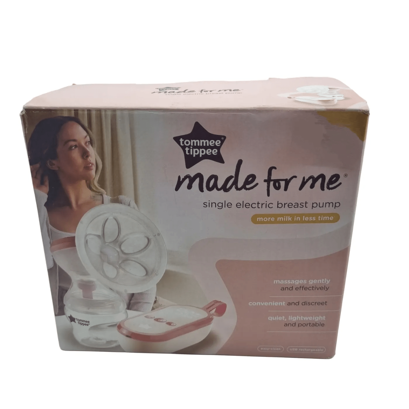 Tommee Tippee Made for Me In-Bra Wearable Single Breast Pump In Box (Unsealed)