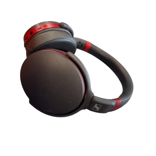 Sennheiser HD 458BT Wireless Noise Cancelling Headphones (Black/Red) – HD 458BT