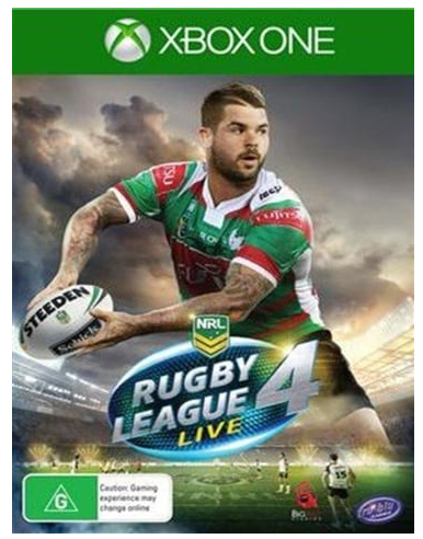 Rugby League Live 4 Xbox One Game Good Condition With Manual (LE1355212)