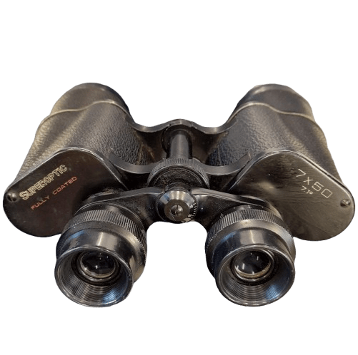 Superoptic 7×50 Binoculars – Fully Coated Optics, 7.1° Field of View – Black with Case (GE 1345891)