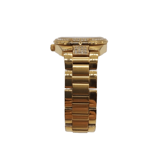 Ladies Viva W0111L3 Guess Watch Rose Gold/ White Very Good Condition (NA-1355442)