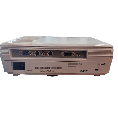 NEC NP100G Projector, White, SVGA, Good Condition With VGA & Power Cable, NO REMOTE
