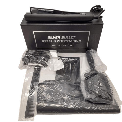 Silver Bullet Keratin 230 Titanium Hair Straightener – As New, In Box