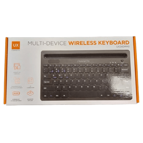 Ubanworx Multi-Device Wireless Keyboard In Box