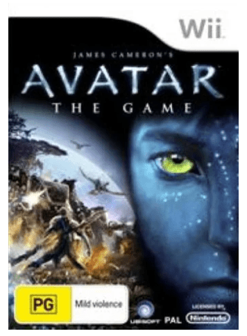 Avatar The Game Wii Game Good With Manual