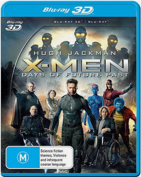 X-Men Days Of Future Past – Blu Ray 3D/Blu Ray/Digital HD – Very Good Condition