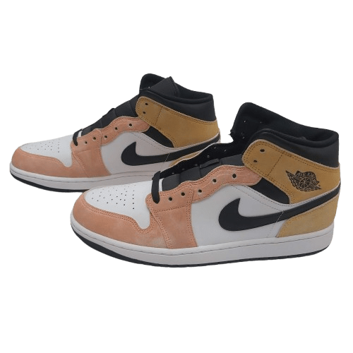 Nike Air Jordan 1 Mid SE – Size 12 Magic Ember Sundial-White
