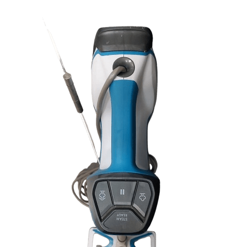 Bissell Steam Mop 2233F, White & Blue, 240V, Very Good Condition **PICK UP ONLY**
