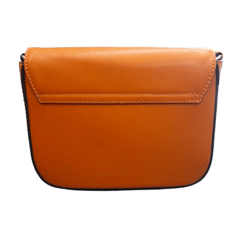 Carpisa Orange Turtle Motif Small Leather Shoulder Bag (LN)
