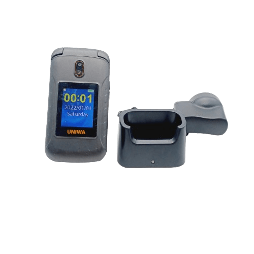 UNIWA V909T 4G Senior Flip Phone with Charging Dock Mobile Phone
