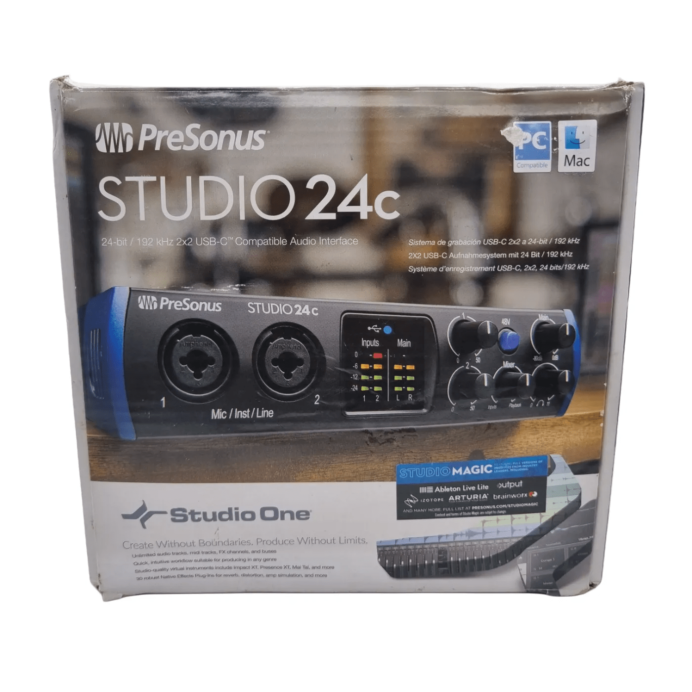 PreSonus Studio 24c USB-C Audio Interface In Box