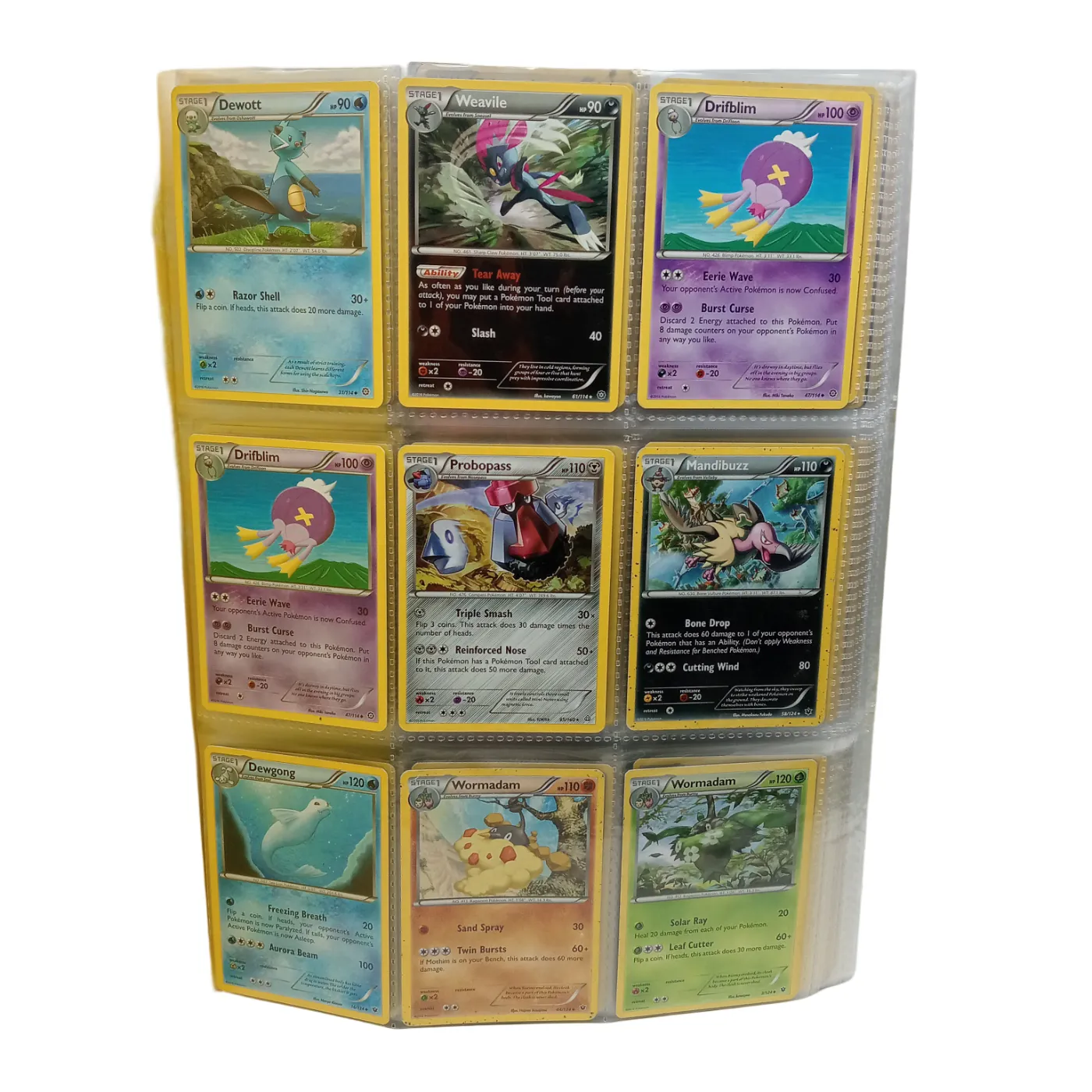 Estimated 125 Assorted Pokemon Cards In AFL Album Includes:  Common & Energy Cards (WR 1343495)