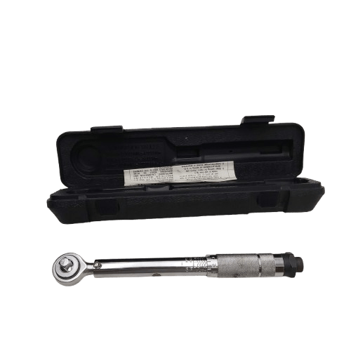 Torqpoint Industries Torque Wrench 3/8IN Silver With Case + Conversion Guide (NA 1352821)