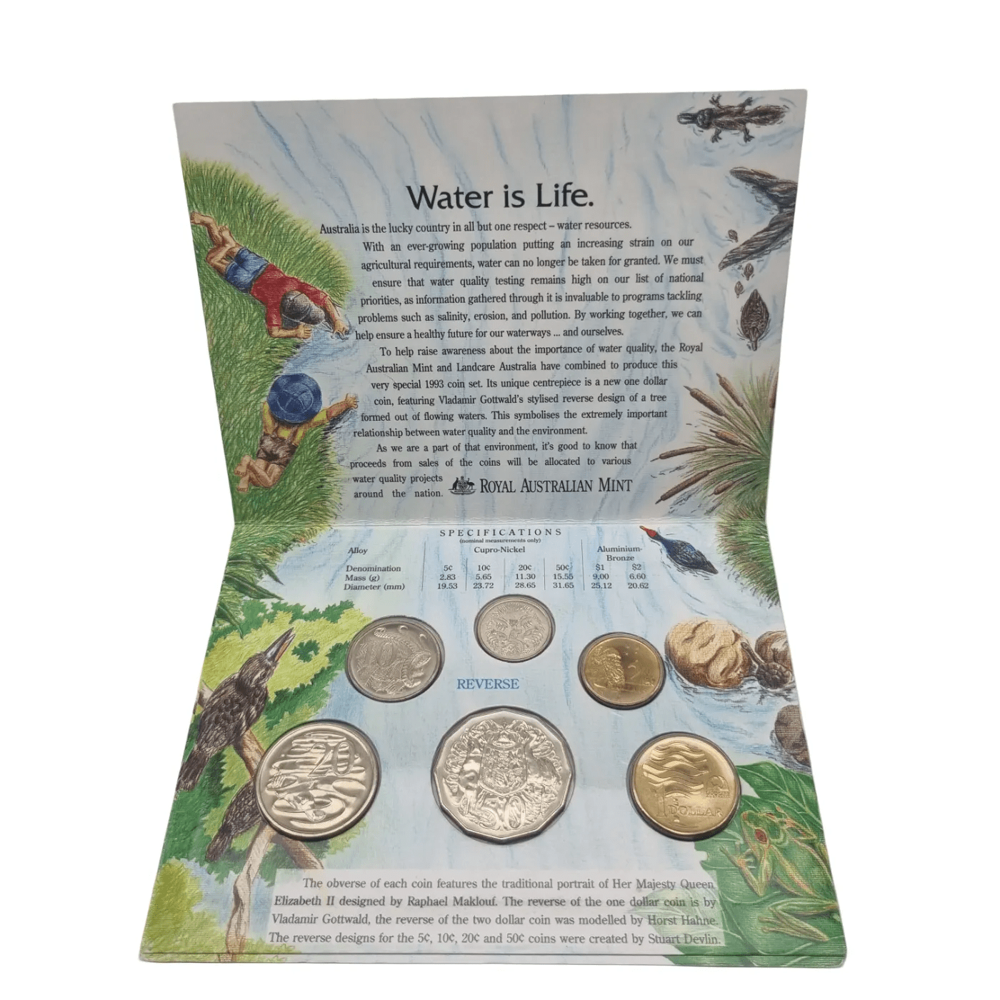 1993 Uncirculated Coin Set – Water is Life