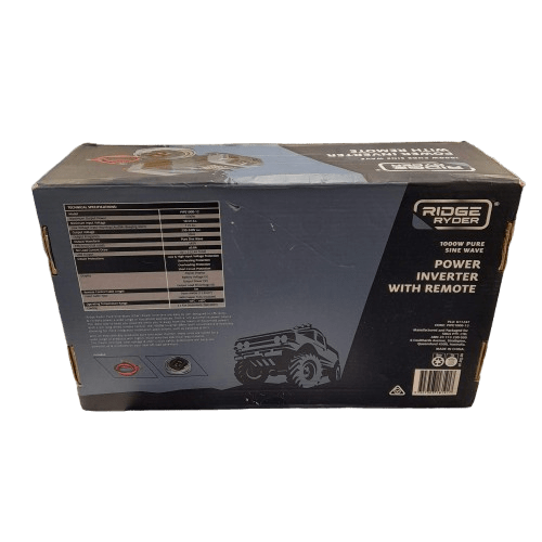 Ridge Ryder Pure Sine Wave Power Inverter 1000W ( GE )