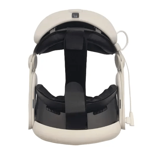 Meta Quest 3 128GB Virtual Reality Headset In Original Box With Upgraded Head Strap With Built-In Battery Pack