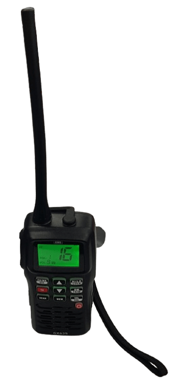 GME GX625 Handheld Marine VHF Radio – (MR)