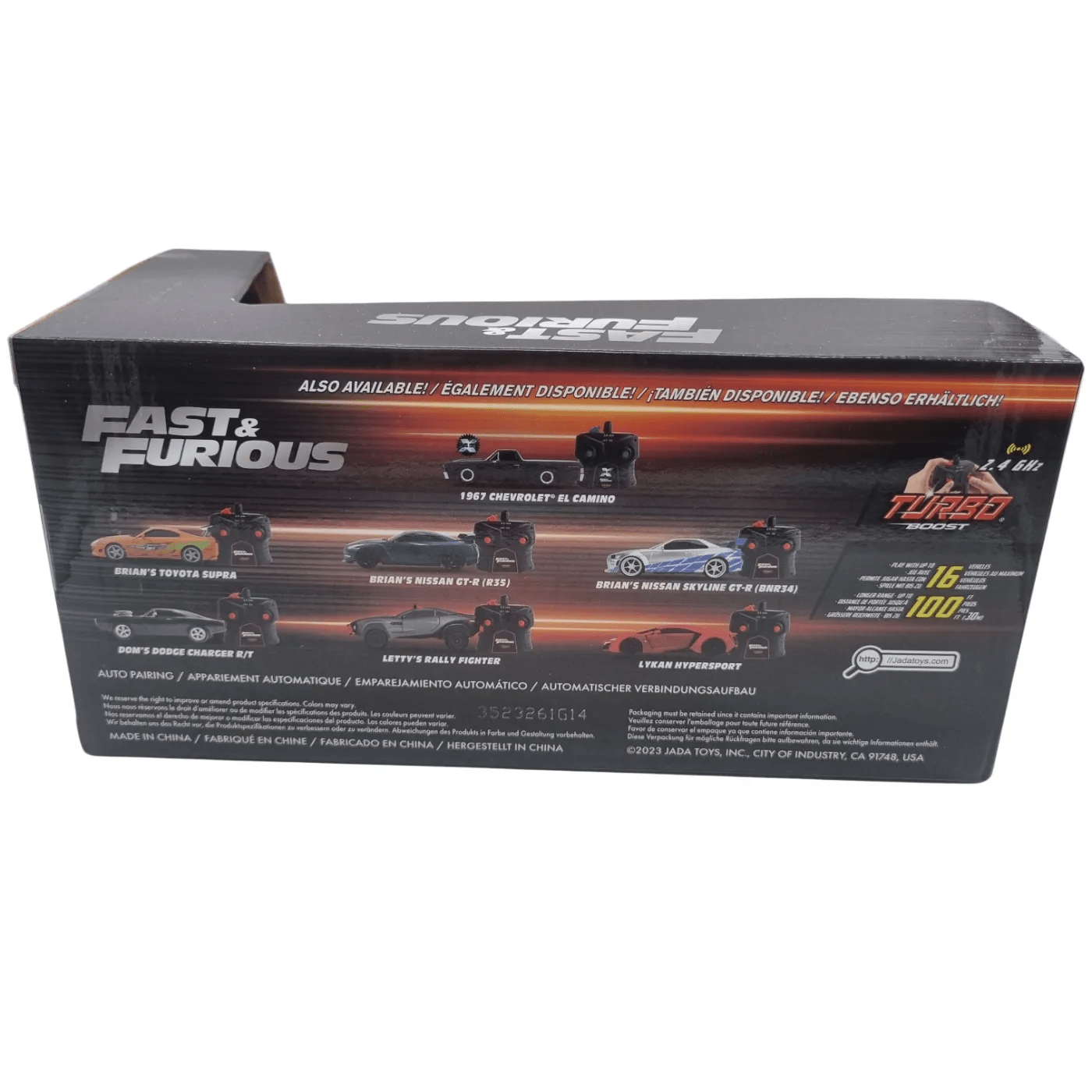 Universal Jada Model Car – Fast and Furious Brian’s Toyota Supra