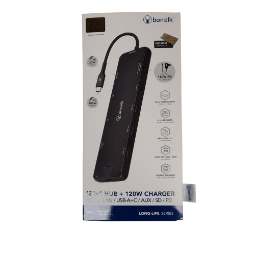 Bonelk USB-C 12in1 Multiport Powered Hub