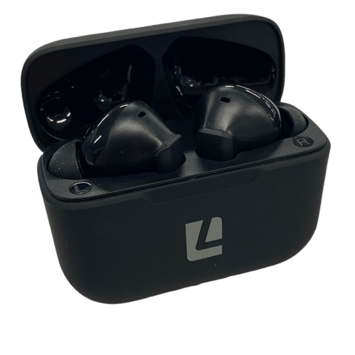Liquid Ears ANC True Wireless – Black. With Original Box, Charging Cord, New Ear Tips (NG 1356991)