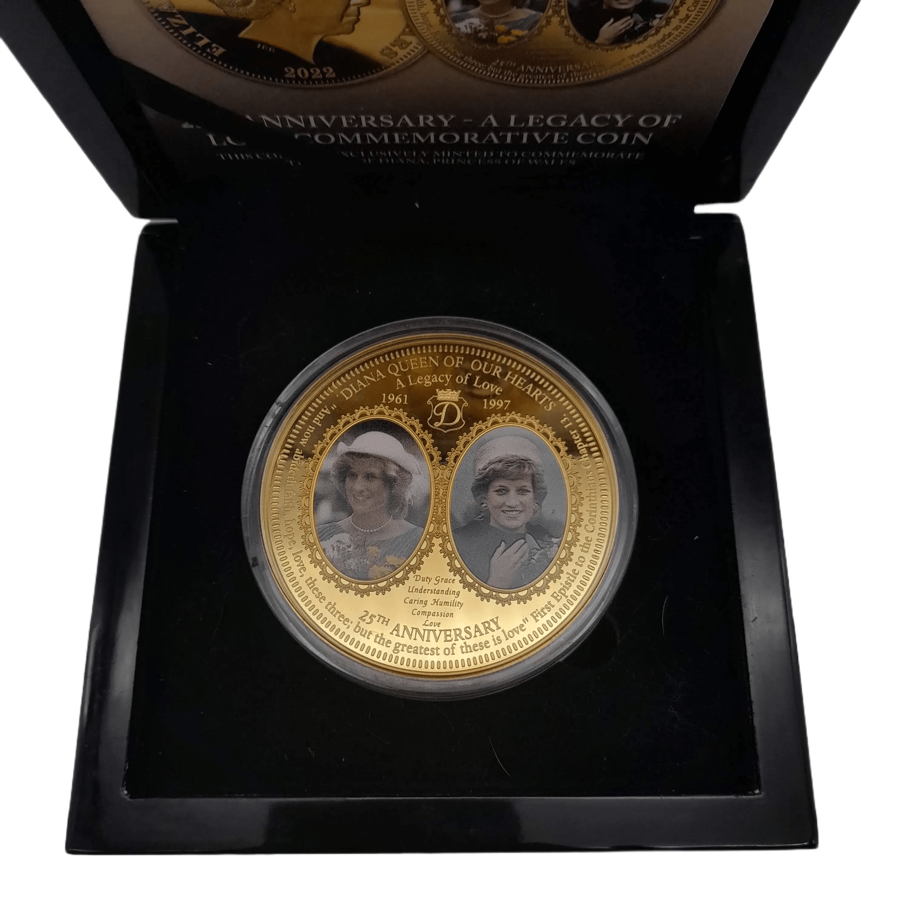 The Bradford Exchange: Diana, Queen Of Our Hearts – A Legacy of Love Commemorative Coin + COA