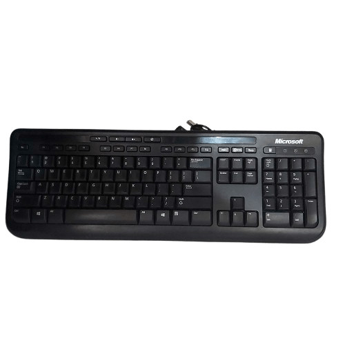 Black Microsoft Keyboard – Good Condition