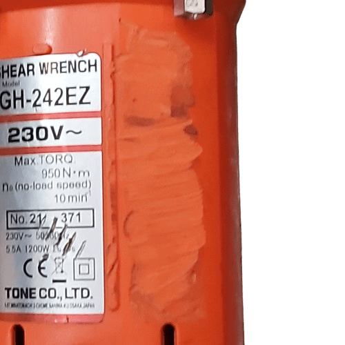 TONE WRENCH GH-242EZ ORANGE SHEAR WRENCH IN CASE *Pick Up Only**