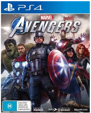 Marvel Avengers PS4 Game Very Good with Manual
