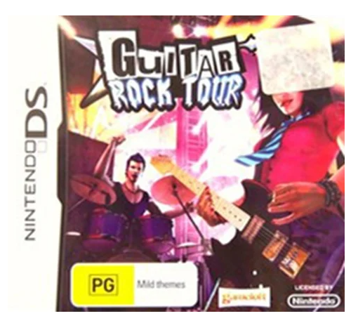 Guitar Rock Tour Nintendo DS Game Good Condition With Manual
