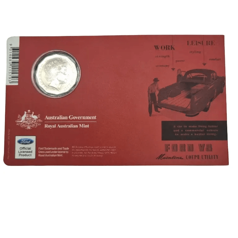 2017 50c 1954 Mainline Coupe Utility Coin Uncirculated Royal Australian Mint