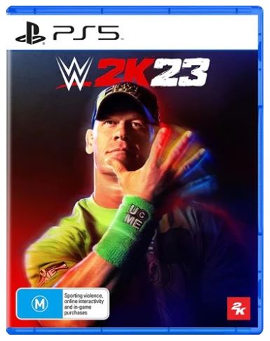 Playstation 5 WWE 2K23, Excellent Condition, With Case No Manual