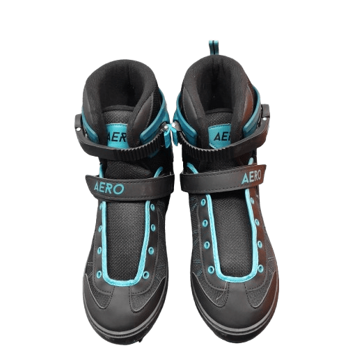 Aero Inline Skates – Black and Teal, Size 8 to 11