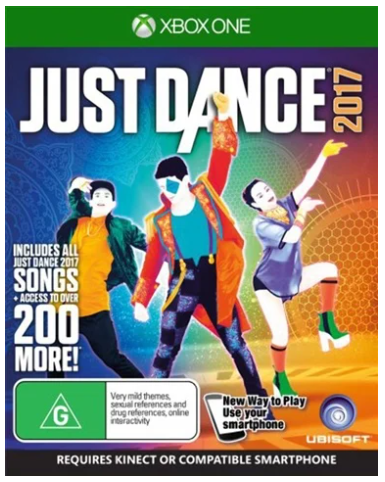 Just Dance 2017 Xbox One Game Very Good No Manual
