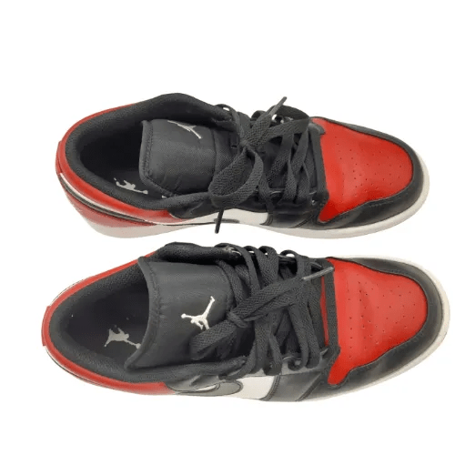 Air Jordan 1 Low “Bred Toe” Sneakers – US Men’s Size 9