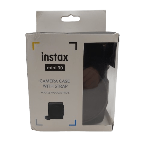 Fujifilm Instax Mini 90 Camera Case With Strap Black/Green In Box (CP-1350177)