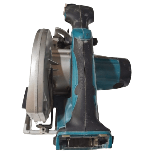 Makita 18V LXT DSS611 Circular Saw, Blue, Some Wear + Building Dust, SKIN ONLY (NA 1344281)