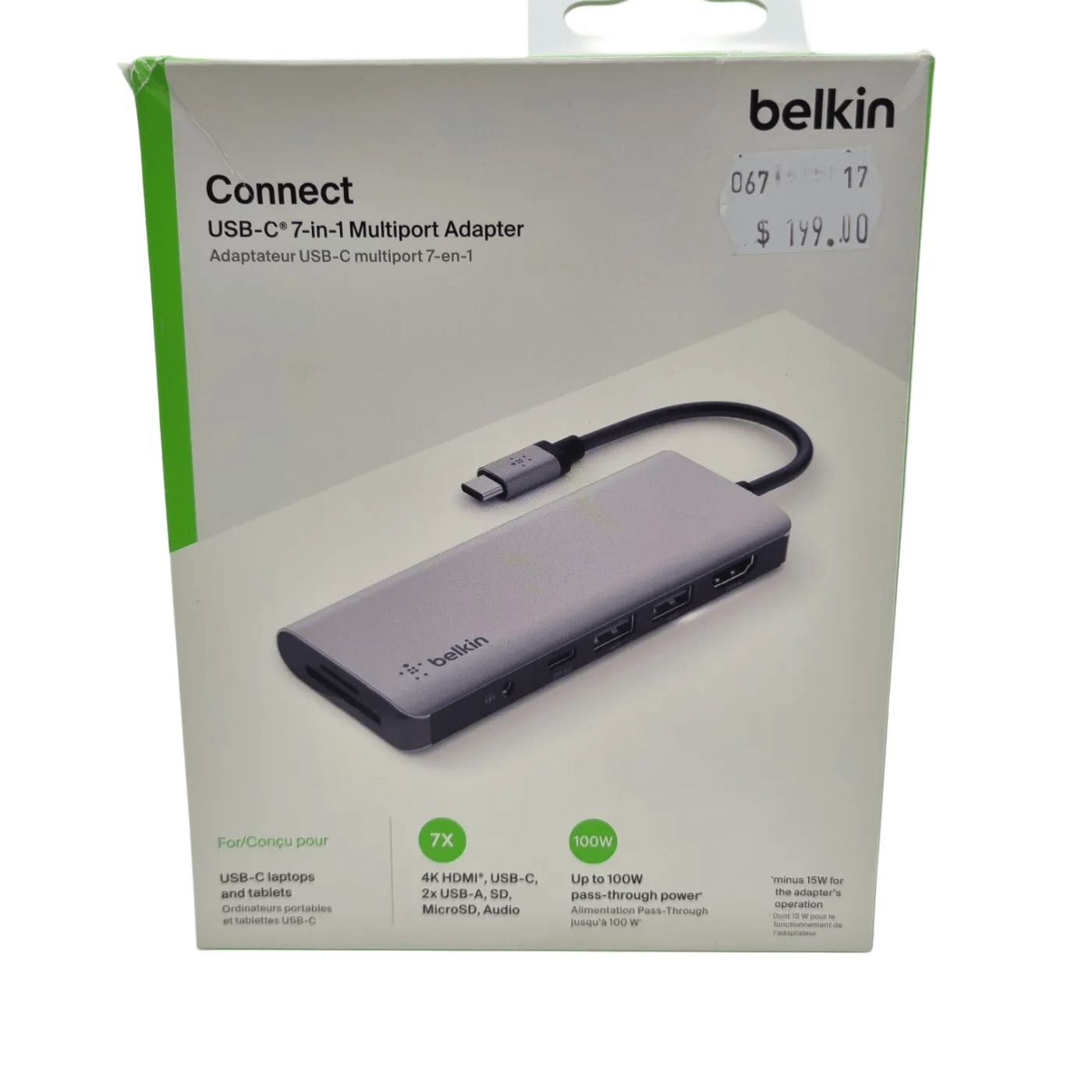 Belkin USB-C 7-in-1 Multiport Hub Adapter