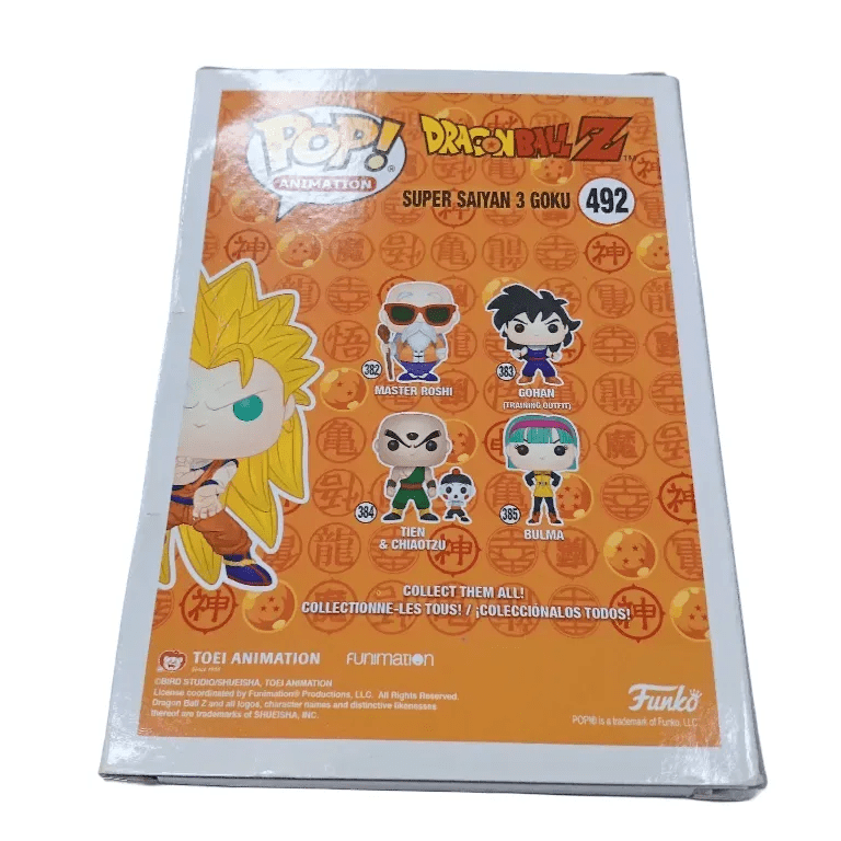 Funko POP Vinyl! Dragon Ball Z Super Saiyan 3 Goku #492 Vinyl Figure