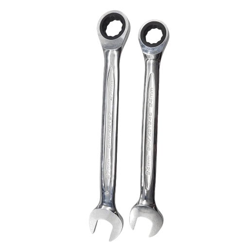 Kinchrome Spanners CR-V K3127 (27mm) & CR-V K31245 (24mm) Pair