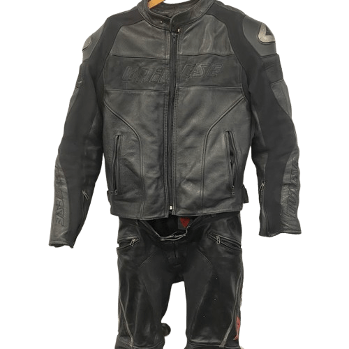 Dainese 2 Piece Leather Riding Suit Model 1533627 Size 52