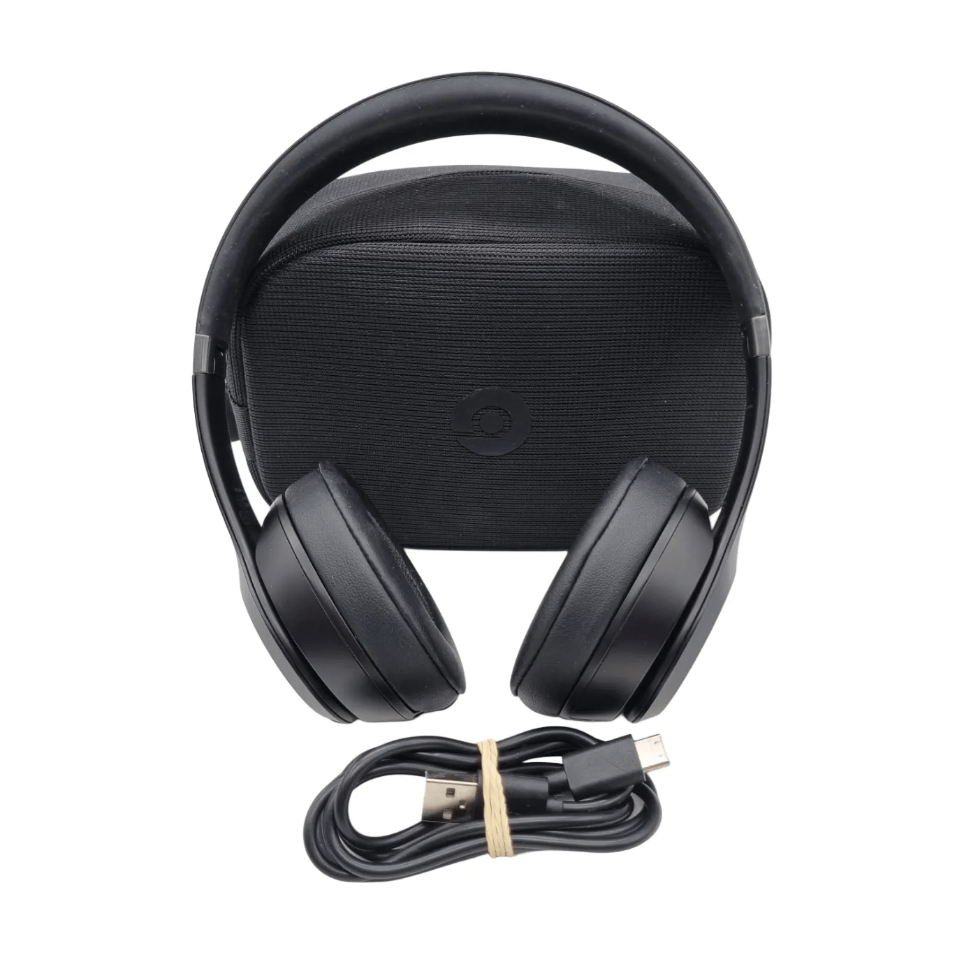 Beats Solo 4 Bluetooth Wireless Headphones – Black with Case & Charger (WR 1342422)