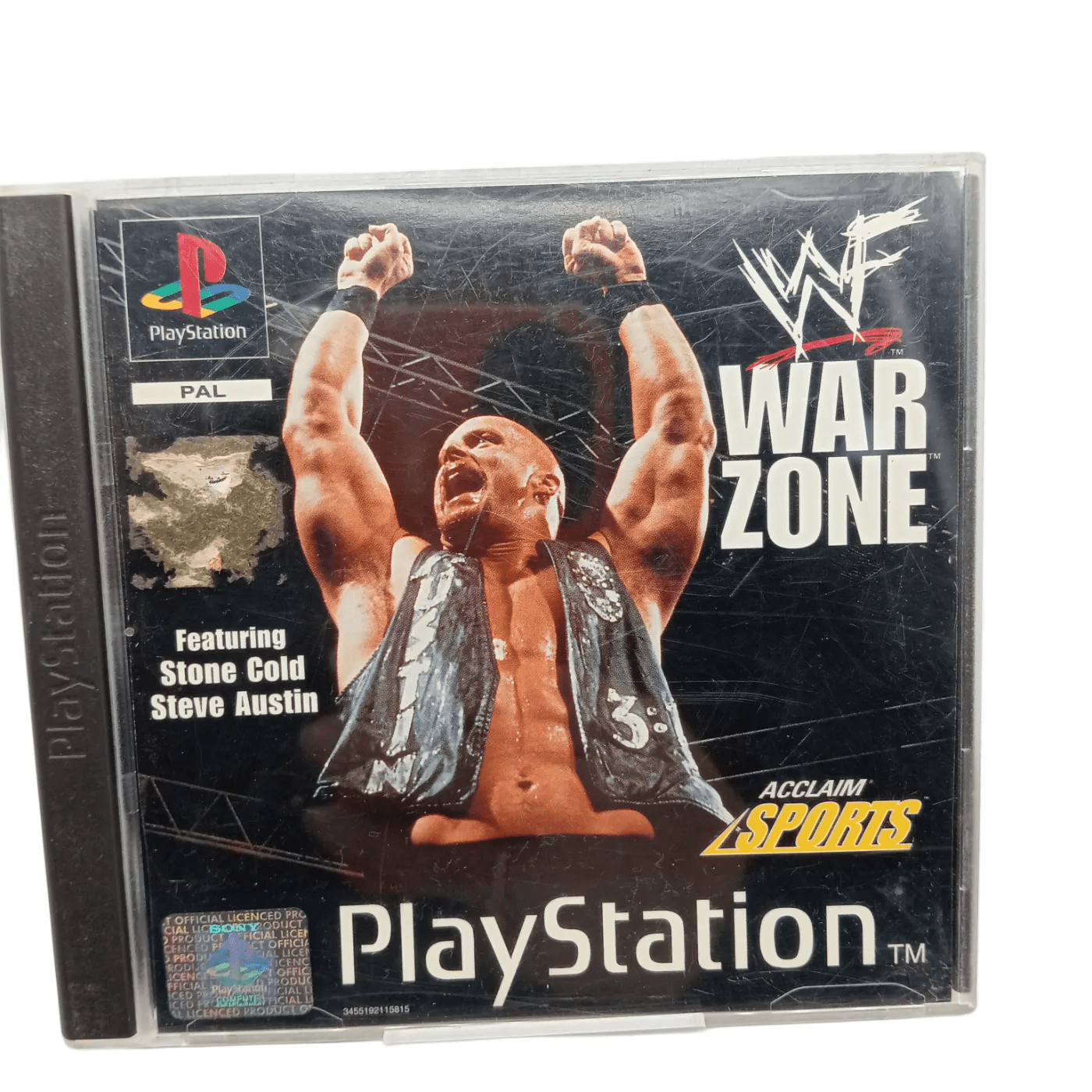 WWF War Zone Playstation 1 Game In Case (WR 1349924)