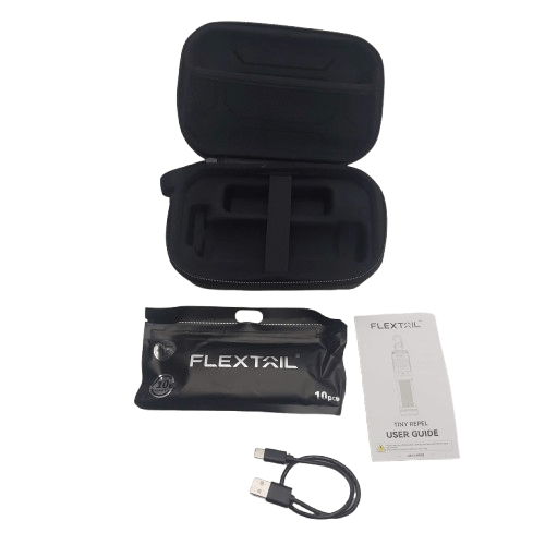 Flextail Repellent Tiny Repel OR13-NR02, Green, Rechargeable, With Hard Case, Charger + Repellent (NA 1354712)