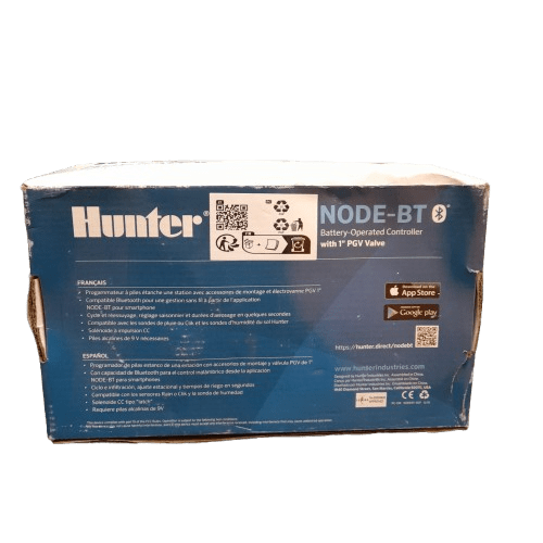 Hunter NODE-BT Bluetooth Battery Powered Irrigation Controllers In Box