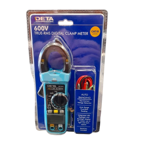 Deta 600V True-RMS Digital Clamp Meter (GE)