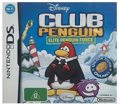 Nintendo DS Club Penguin Elite Penguin Force, Good Condition, CARTRIDGE ONLY NO CASE OR MANUAL