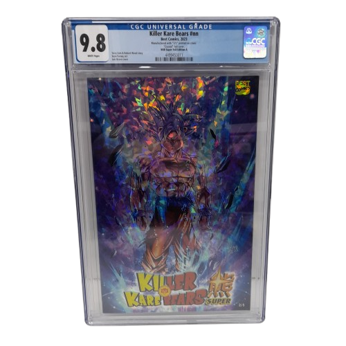 CGC Universal Killer Kare Bears #nn Best Comics 2023 KKB Super Foil Edition Graded Comic 9.9 (MR)